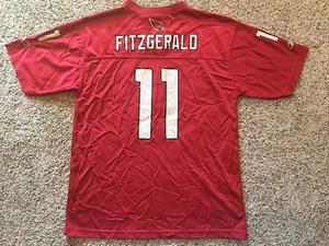 Arizona Cardinals LARRY FITZGERALD #11 NFL Reebok Red Jersey Youth Sz XL Boys - Picture 1 of 6