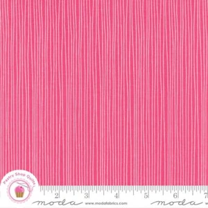 Moda SWEET & PLENTY 22457  19 Pink  Stripes  ME & MY SISTER Quilt Fabric - Picture 1 of 5