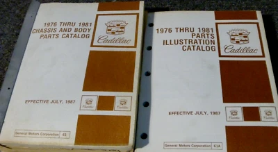 1976-1977 Cadillac Fleetwood 75 Seventy-Five Parts Catalog Manual - Изображение 1 из 4