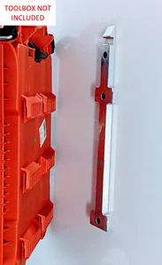 Locking VersaMount: Aluminum Wall Mount for Milwaukee Packout - COMPACT Mounting - Picture 1 of 10