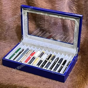 Exquisiter Flip Füllfederhalter Aufbewahrungsbox Stift Display Organizer Sammler Etui - Bild 1 von 5