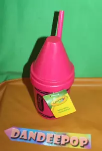 Crayola Kohl's Collaboration Super Sipper 13 Unzen Himbeere Becher Tasse mit Strohhalm - Bild 1 von 4