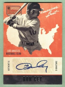 2013 AMERICAS PASTIME RON CEY #15/25 AUTOGRAPH AMERICAS BEST DODGERS #AB-RC - Picture 1 of 2