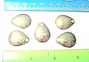 10ct GOLD #3 COLORADO Spinnerbait BLADES Bass Fishing Spinnerbaits Round Blade - Picture 1 of 3