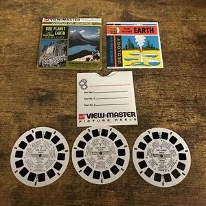 gaf packet View-Master Our Planet Earth Geology 3 reels + Packet No. B 675 - Picture 1 of 1