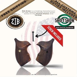 Empuñaduras Zib serie Walnut empuñaduras de pistola para cuadro Smithwesson J - Imagen 1 de 16