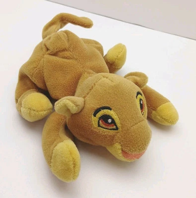 Juguete de peluche de colección Walt Disney World Rey León Bebé Simba 6" Beanbag Foto 1 de 4