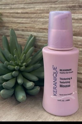 Keranique Thickening Texturizing Mousse 3.4 fl oz Rejuvenate Healthy Hair - Image 1 of 2
