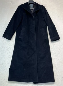 Hilary Radley Pea Coat Black Buttons Wool Cashmere Women's Size 10 See All Pics  - Picture 1 of 15