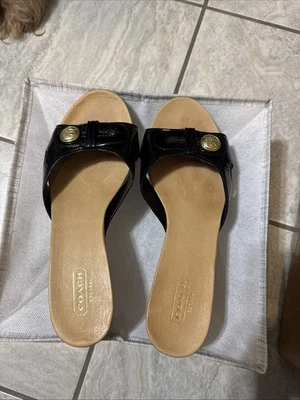 Coach  Q565 Lee Heeled Sandal - Image 1 of 4