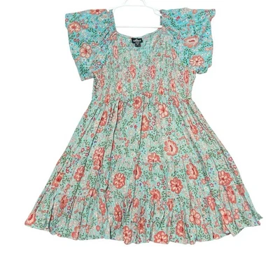 Vestido Angie Corpiño Calado Para Mujer 3X Como Nuevo Floral Manga Acampanada Cuello en V Fluido Nuevo con Etiquetas Foto 1 de 4