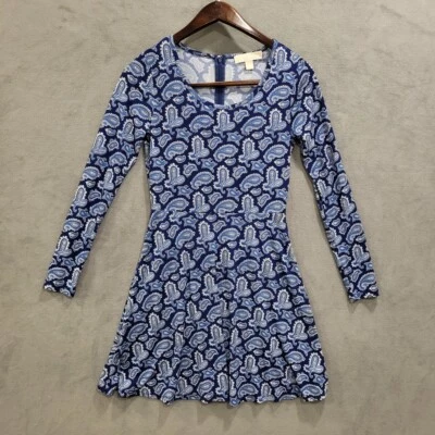 Vestido Michael Kors Midi Para Mujer Talla XS Pequeño Cachemira Calce Elástico y Acampanado Fluido Foto 1 de 4