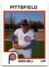1987 ProCards Greg Bell Pittsfield Cubs #324