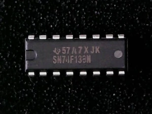 SN74F138N - Texas Instruments 3-LINE TO 8-LINE DECODERS/DEMULTIPLEXERS (DIP-16) - Picture 1 of 1