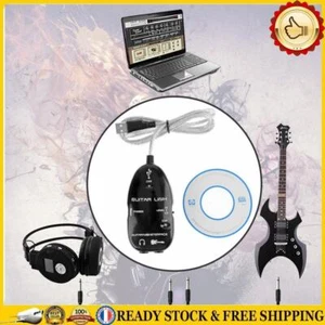 Câble audio de lien d\'effecteur de carte son de lecteur de son de guitare vers - Afbeelding 1 van 7