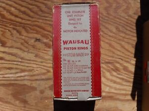 Vintage WAUSAU Custom Made Piston Ring Set 1935 -38 Hudson & 1932 -33 Terraplane