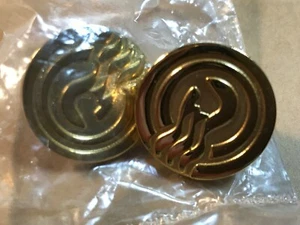 LOT OF 2 PRINCESS CRUISE LINES CAPTAINS CIRCLE GOLD LAPEL PIN - Picture 1 of 1