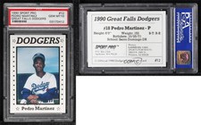 1990 Sport Pro Great Falls Dodgers Pedro Martinez #12 PSA 10 GEM MT HOF