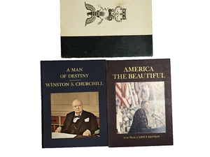 Winston Churchill Man of Destiny; America the Beautiful John F. Kennedy box set - Imagen 1 de 8