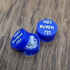2 x NOS Buren 1420 Part 721 Complete Balance Watch Parts (AD162)