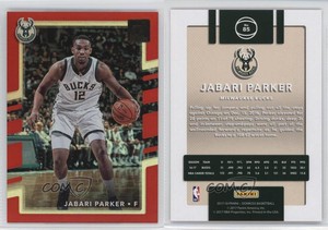 2017-18 Panini Donruss Holo Red Laser /99 Jabari Parker #85