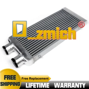Intercooler turbo de aluminio montaje frontal mismo lateral de E/S de 3"" tipo placa 31"x13"x3" - Imagen 1 de 8