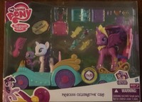my little pony princess celebration cars set