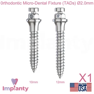 Accesorio microdental de ortodoncia (TAD) titanio Ø2,0 mm de diámetro estéril - Imagen 1 de 7