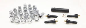 NEW Pro Comp 24-Piece M12×1.5 Spline Lug Nut Kit Chrome w/ Valve Stems PXA11134 - Picture 1 of 5