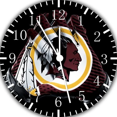 Washington Redskins Frameless Borderless Wall Clock Nice For Gifts or Decor F111