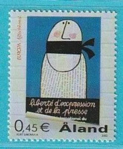 Finnland Äland Europa CEPT aus 2003 ** postfrisch MiNr. 223 Plakat - Picture 1 of 1