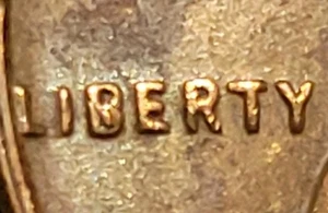 1957 Lincoln Cent Has A Die Chip Inside Of Liberty Motto. Free Shipping. - Picture 1 of 5