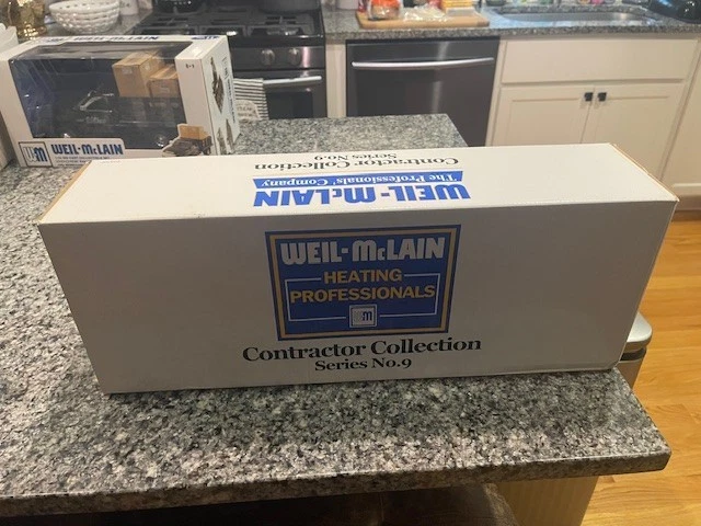 Reboque trator WEIL McLAIN CONTRACTOR COLLECTION SERIES #9 1954 GMC escala 1:25 - Imagem 1 de 4