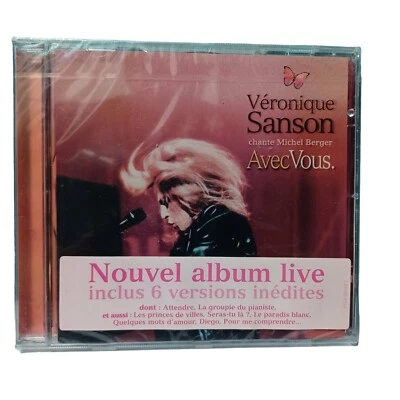 Véronique Sanson  Avec vous 2000 Michel Berger  CD 17 titres  Neuf sous blister - Image 1 of 2