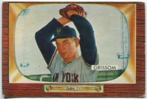 1955 Bowman #123 Marv Grissom New York Giants - Picture 1 of 2