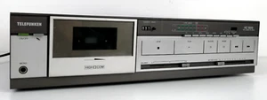 TELEFUNKEN HC-1800 - PIASTRA A CASSETTE - FUNZIONANTE - 44X11X28 CM - Imagen 1 de 11