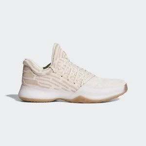 Adidas James Harden Vol 1 PK Primeknit Chalk Beige Khaki White GUM Men 13 Shoes - Picture 1 of 8
