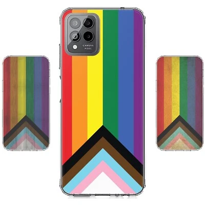 PALETTESHIELD For T-Mobile Revvl 7 Pro 5g 6 6x V+ Plus ShockProof TPU Phone Case+Glass-PRD