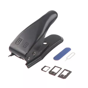 Multi-function Dual 2 in 1 Nano Micro SIM Card Cutter For Smart Phone Acce~;z - Picture 1 of 8