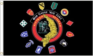 Vietnam War Veterans Polyester 5'x3' Flag - Picture 1 of 3