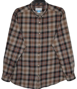 Camisa Columbia Para Hombre Exterior y Espalda Cuadros Multicolor Manga Larga Talla XL - Imagen 1 de 7