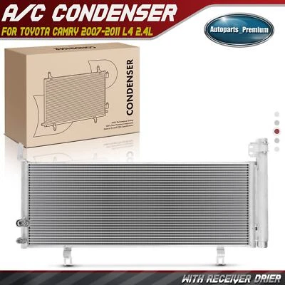 Condensador de aire acondicionado aire acondicionado con soporte y secador para Toyota Camry 2007-2011 Foto 1 de 4