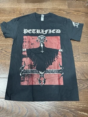 Camisa Petrified Zine Metal Negro Importación Fmp666 DSP Bathory Sodom Mayhem Emperor Foto 1 de 3