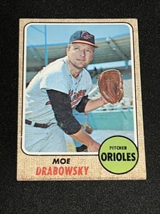 MOE DRABOWSKI 1968 Topps Baseball #242 Free Comb Ship - Picture 1 of 2