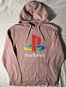 Sudadera con Capucha Rosa PlayStation Licencia Antigua Azul Marino Talla Grande *ENVÍO GRATUITO* - Imagen 1 de 5