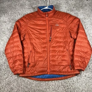 LL Bean Ultralight 850 Goose Puffer Jacket Mens XL Pertex Quantum Burnt Orange - Picture 1 of 19