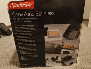 Sunbeam Cool Zone Stainless Steel Deep Fryer. With Box - Picture 1 of 4