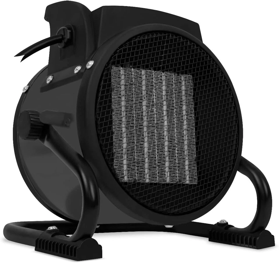 VONROC Elektrischer Heizlüfter - 6000 W/9000 W - Keramik | Dreiphasenleistung