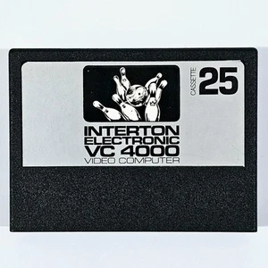 ©1978 INTERTON Video Computer VC 4000 Cassette Nr. 25 BOWLING KEGELN Cartridge - Picture 1 of 2