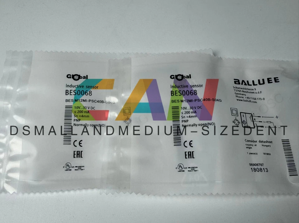 Bes M12mi-psc40b-s04g 12-30vdc 1pcs Balluff Sensor